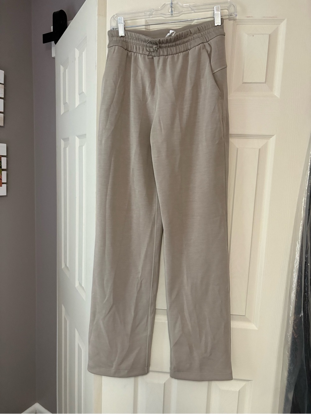 lululemon athletica Wide-Leg Drawstring Pants — Light Taupe